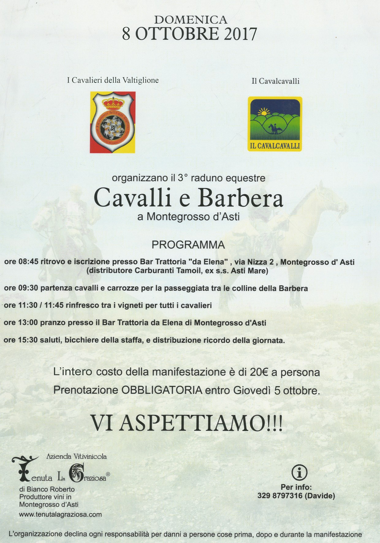 Cavalli e barbera